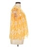 Assorted Brands 100% Polyester Yellow Sleeveless Blouse Size XL - photo 4