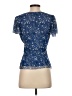 Max Studio Blue Short Sleeve Blouse Size S - photo 2