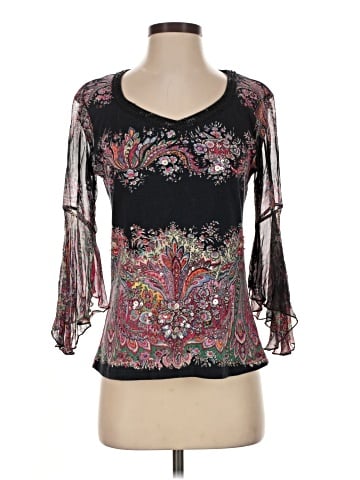 Lola 3/4 Sleeve Blouse (view 1)