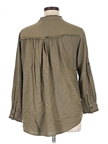 Sundance 3/4 Sleeve Button-Down Shirt (view 2)