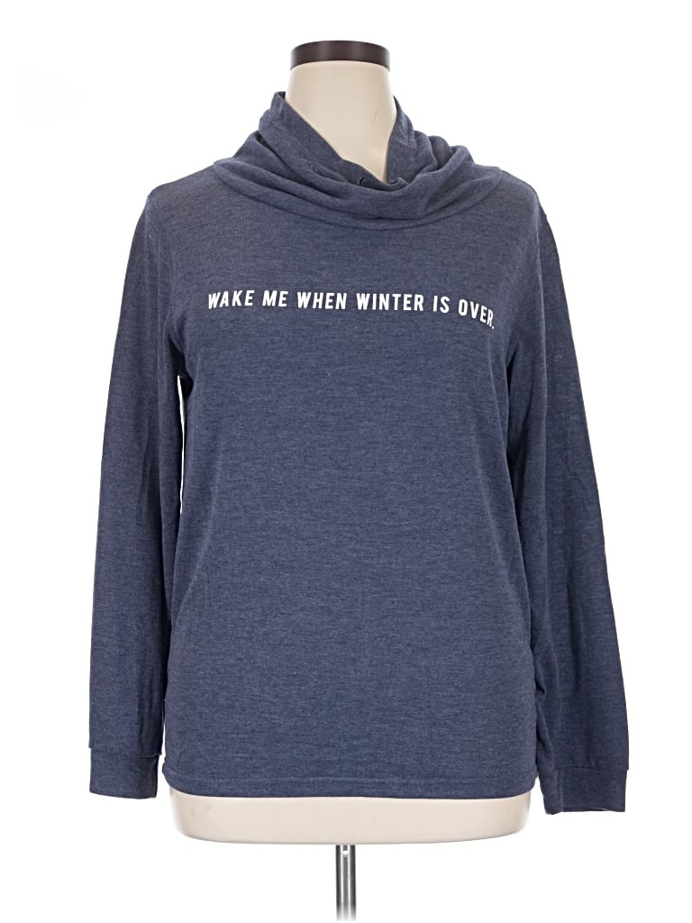 Pre-owned Fifth Sun Long Sleeve T-shirt In Blue