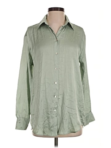 Zara Long Sleeve Button-Down Shirt (view 1)