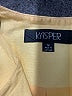 Kasper 100% Polyester Yellow Blazer Size 12 - photo 6
