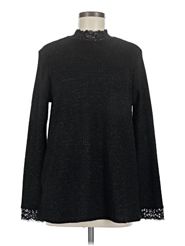 LOGO by Lori Goldstein Turtleneck Sweater (view 1)