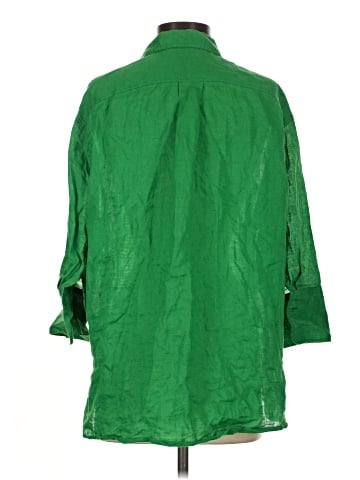 Zara 3/4 Sleeve Button-Down Shirt (view 2)