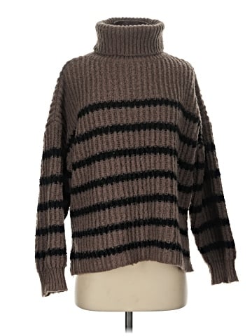 Line & Dot Turtleneck Sweater (view 1)