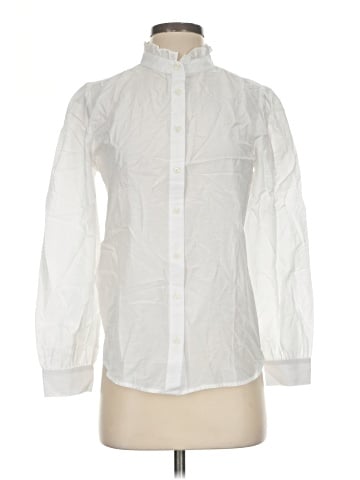 Ann Taylor Long Sleeve Button-Down Shirt (view 1)