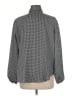 Ann Taylor 100% Polyester Gray Long Sleeve Polo Size M - photo 2