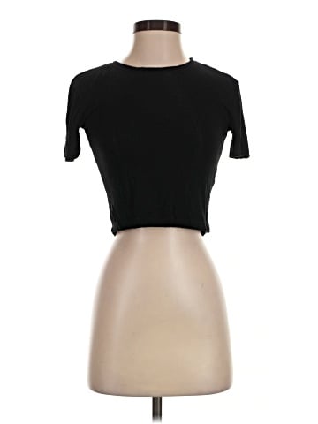 Zara W&B Collection Short Sleeve Top (view 1)