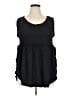 Umgee 100% Polyester Black Sleeveless Blouse Size 1X - photo 1