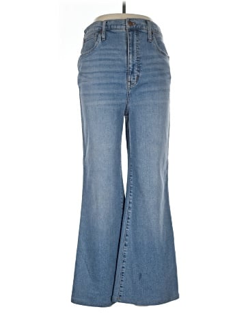 Madewell High-Rise Flare Jeans in Caine Wash (view 1)