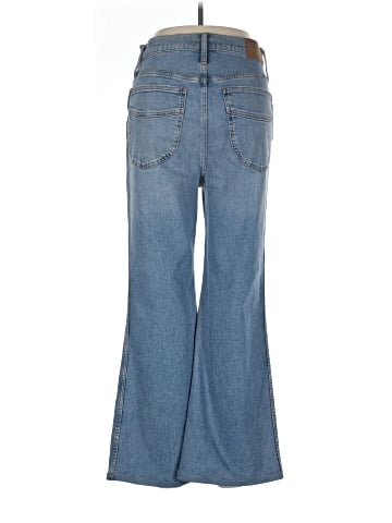 Madewell High-Rise Flare Jeans in Caine Wash (view 2)