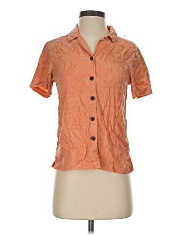 Caribbean Joe Short Sleeve Silk Top (view 1)
