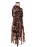 Three Eighty Two 100% Polyester Paisley Brown Cocktail Dress Size XS - photo 4
