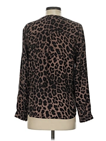 Joie Long Sleeve Silk Top (view 2)