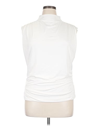 Aqua Sleeveless Blouse (view 1)