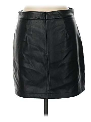 Shinestar Faux Leather Skirt (view 2)