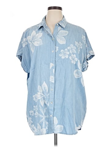 Soft Surroundings Short Sleeve Blouse (view 1)
