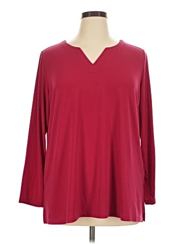 Susan Graver 3/4 Sleeve T-Shirt (view 1)