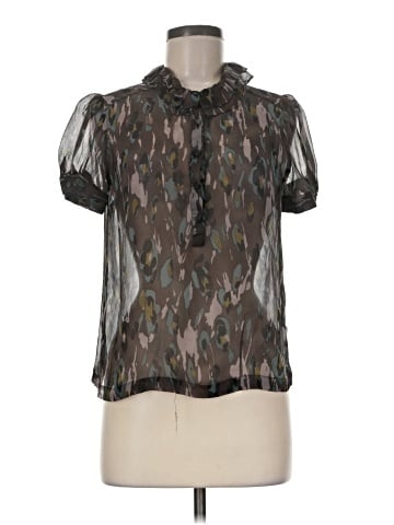 Walter Short Sleeve Silk Top (view 1)
