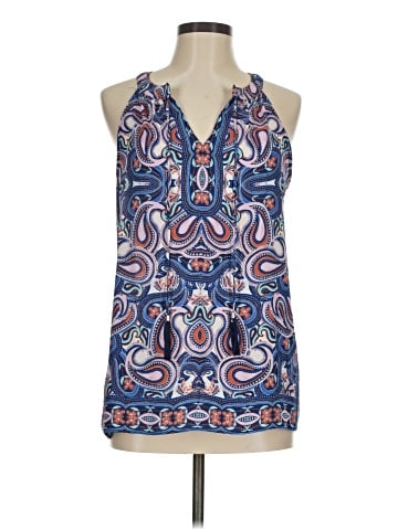 Rose + Olive Sleeveless Blouse (view 1)