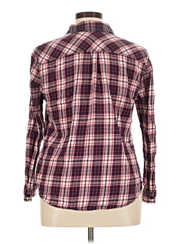 Faded Glory Long Sleeve Button-Down Shirt (view 2)