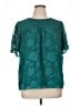 Daniel Rainn 100% Polyester Teal Short Sleeve Blouse Size XL - photo 1
