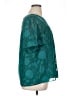 Daniel Rainn 100% Polyester Teal Short Sleeve Blouse Size XL - photo 4