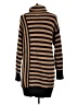 Blu Pepper 100% Polyester Stripes Brown Pullover Sweater Size L - photo 2