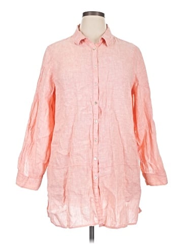 Tahari 3/4 Sleeve Button-Down Shirt (view 1)