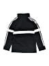 Adidas 100% Polyester Black Track Jacket Size 7 - photo 2