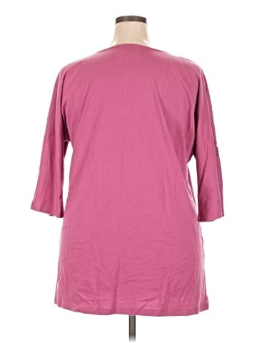 Roaman's 3/4 Sleeve Top (view 2)