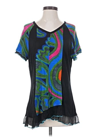 Parsley & Sage Short Sleeve Blouse (view 1)