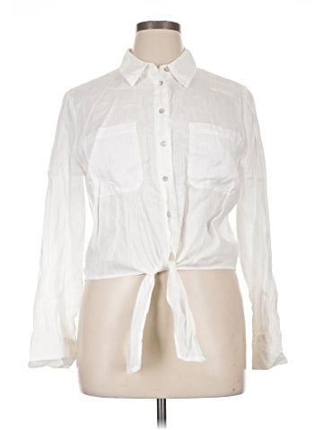 Magaschoni Long Sleeve Button-Down Shirt (view 1)