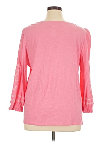 St. John's Bay 3/4 Sleeve Top (view 2)