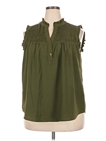 Rain Sleeveless Blouse (view 1)