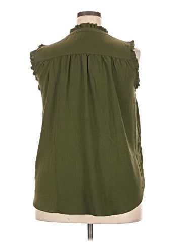 Rain Sleeveless Blouse (view 2)