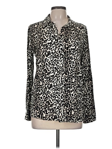Cosmic Blue Love Long Sleeve Blouse (view 1)