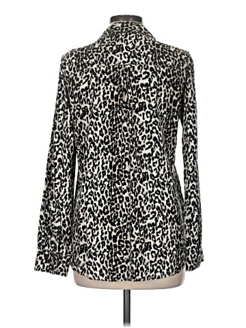 Cosmic Blue Love Long Sleeve Blouse (view 2)