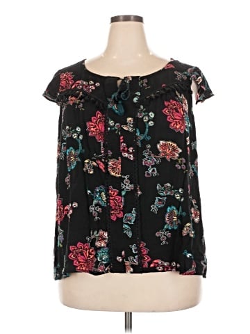 Love on a Hanger Short Sleeve Blouse (view 1)
