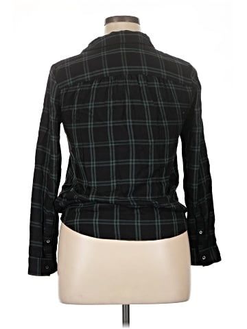 Madewell Wrap-Front Shirt in Palma Plaid (view 2)