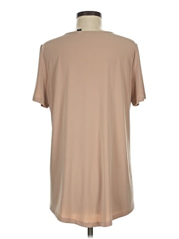 Susan Graver Short Sleeve Blouse (view 2)
