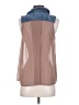 Double Zero 100% Polyester Brown Sleeveless Blouse Size S - photo 2