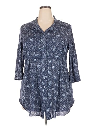Style&Co Long Sleeve Button-Down Shirt (view 1)