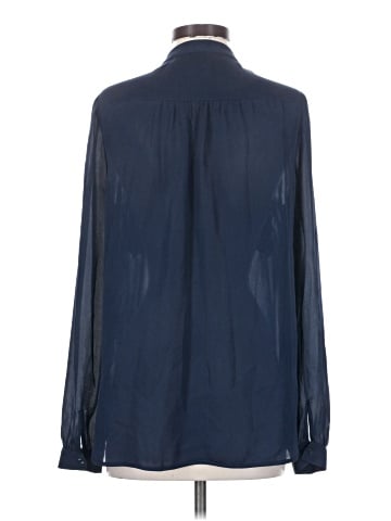 Haute Hippie Long Sleeve Silk Top (view 2)