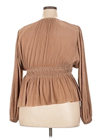 ELOQUII Long Sleeve Blouse (view 2)