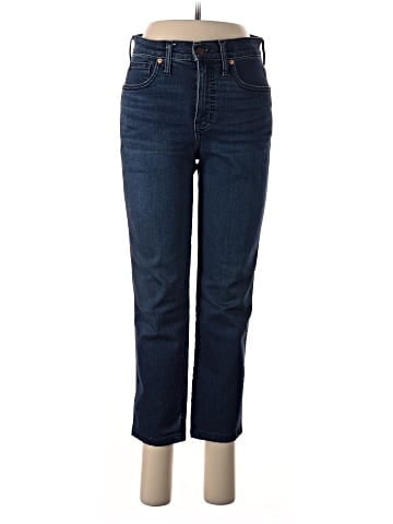 Madewell Mid-Rise Stovepipe Jeans in Dahill Wash (view 1)