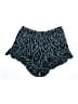Umgee 100% Rayon Animal Print Teal Shorts Size XL - photo 1