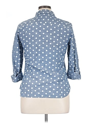 Tommy Hilfiger 3/4 Sleeve Button-Down Shirt (view 2)
