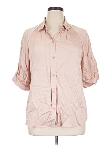 Chico's 3/4 Sleeve Button-Down Shirt (view 1)